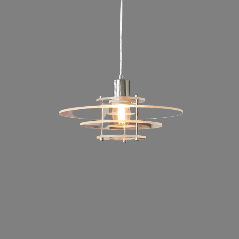 Nowoczesny żyrandol w kształcie UFO lampa wisząca vintage
