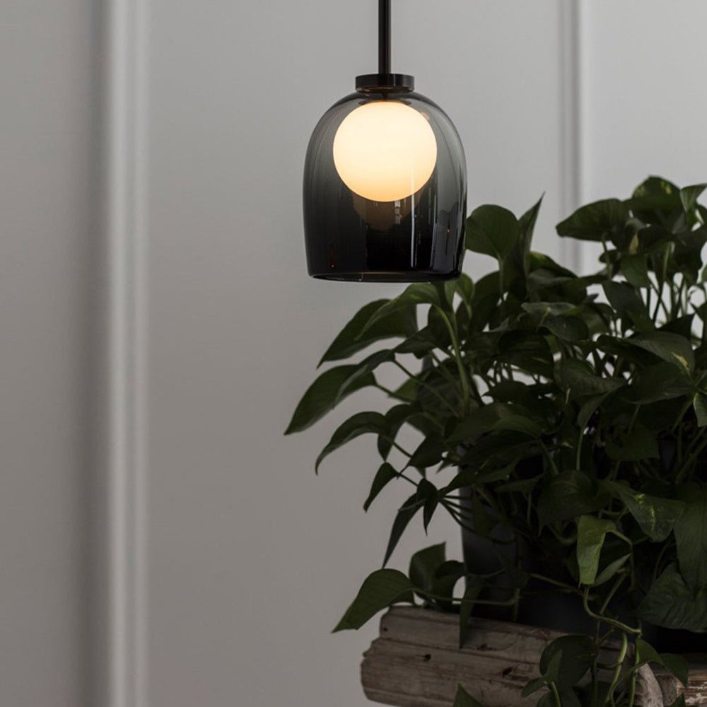 Nowoczesny żyrandol szklana kula lampa wisząca