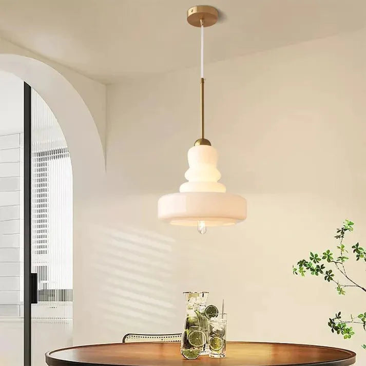 Lampa wisząca Gourd Bauhaus - Szklana elegancja w stylu Bauhaus