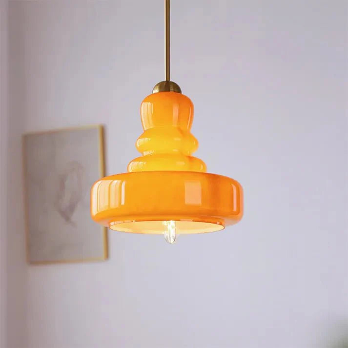 Lampa wisząca Gourd Bauhaus - Szklana elegancja w stylu Bauhaus