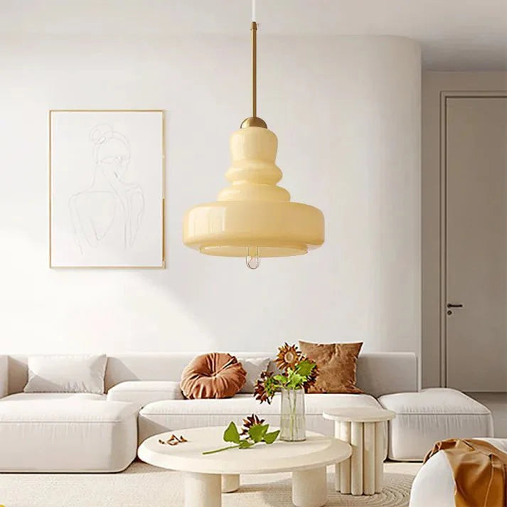 Lampa wisząca Gourd Bauhaus - Szklana elegancja w stylu Bauhaus