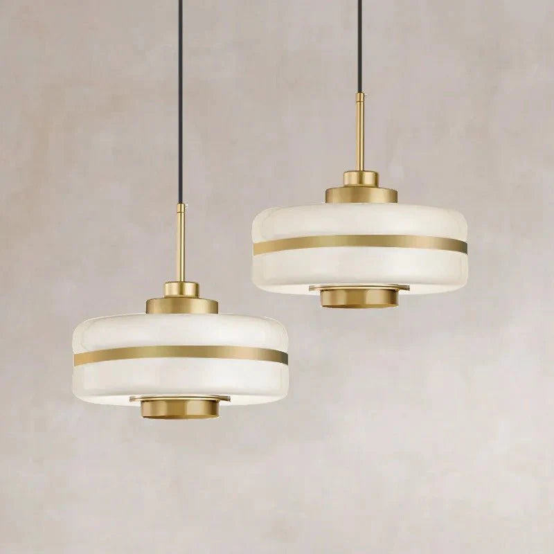 Luksusowa skandynawska lampa wisząca szklana