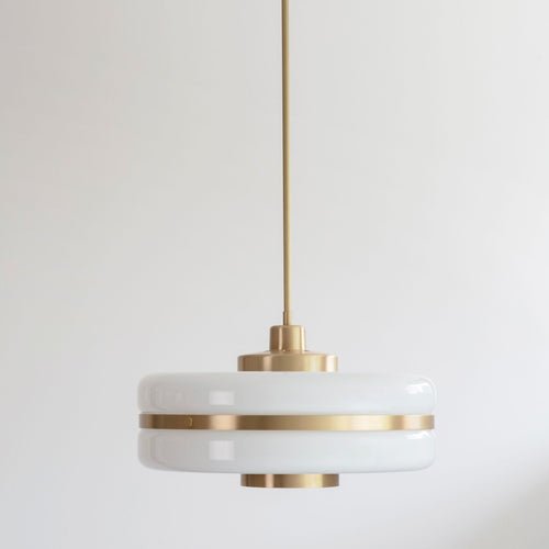 Luksusowa skandynawska lampa wisząca szklana
