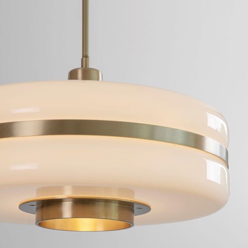 Luksusowa skandynawska lampa wisząca szklana