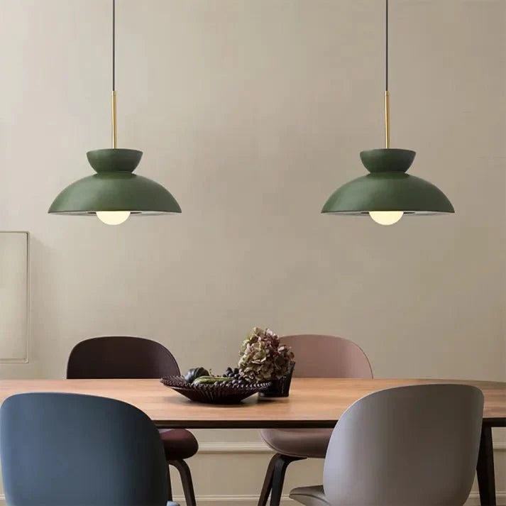 Skandynawska Prosta Lampa Wisząca Sierpień do Jadalni