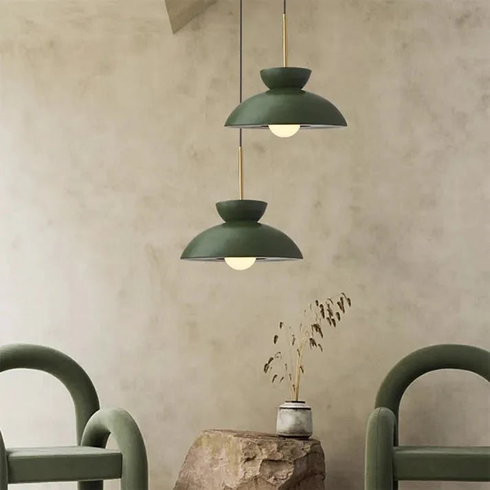 Skandynawska Prosta Lampa Wisząca Sierpień do Jadalni