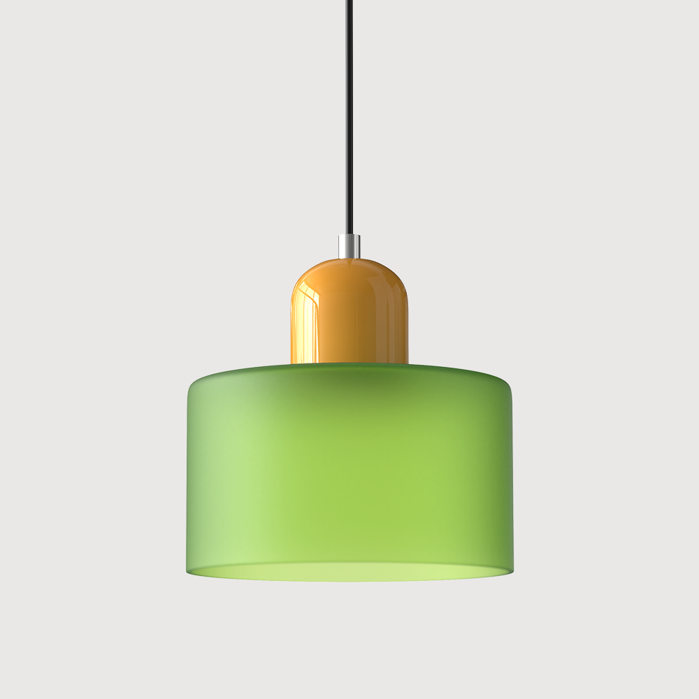 Kreatywna lampa wisząca Bauhaus ze szkła
