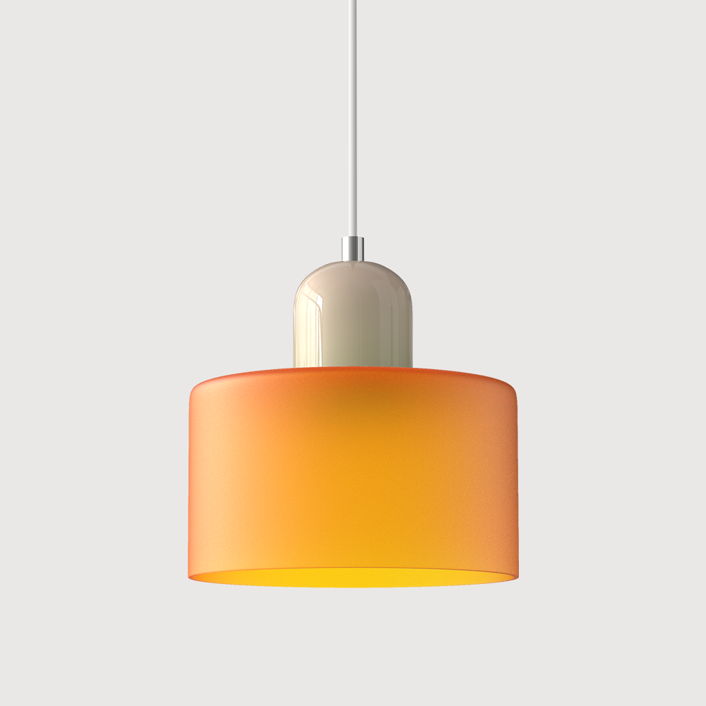 Kreatywna lampa wisząca Bauhaus ze szkła