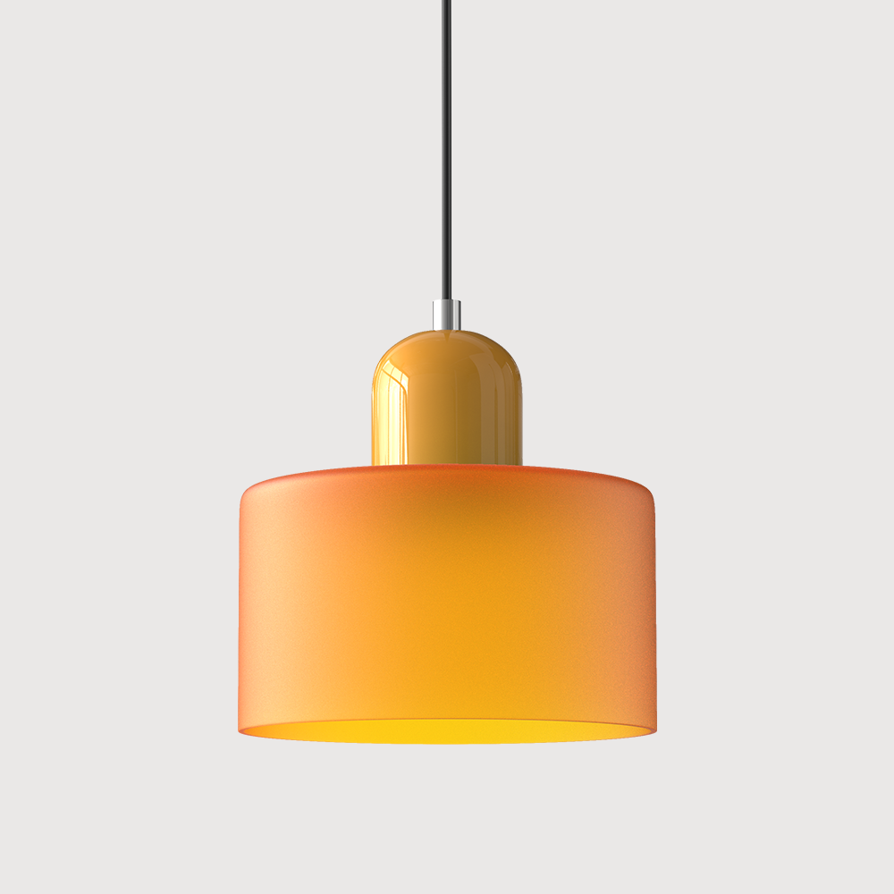 Kreatywna lampa wisząca Bauhaus ze szkła