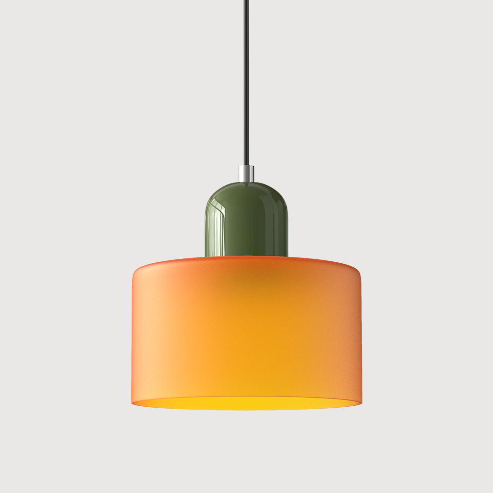 Kreatywna lampa wisząca Bauhaus ze szkła