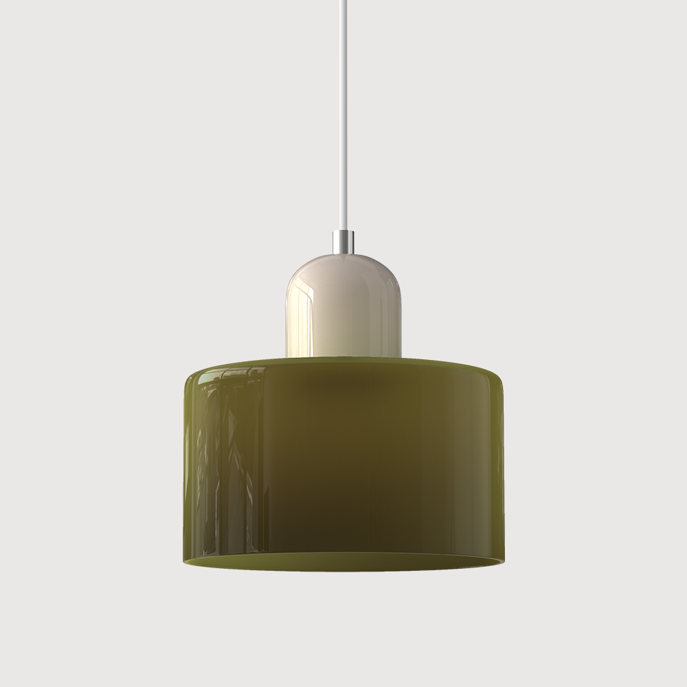 Kreatywna lampa wisząca Bauhaus ze szkła