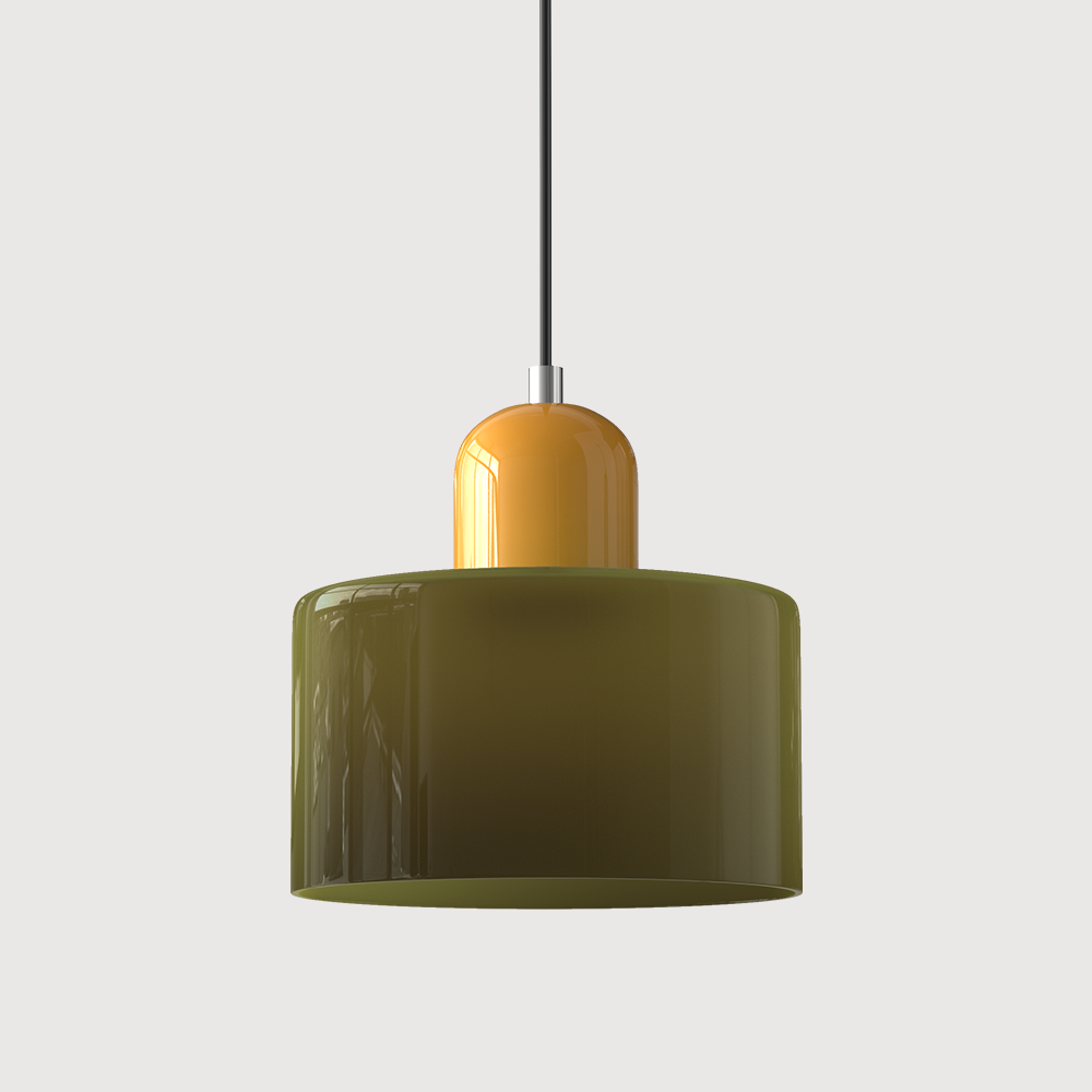 Kreatywna lampa wisząca Bauhaus ze szkła