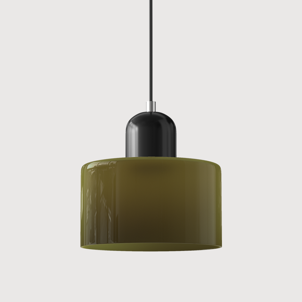 Kreatywna lampa wisząca Bauhaus ze szkła