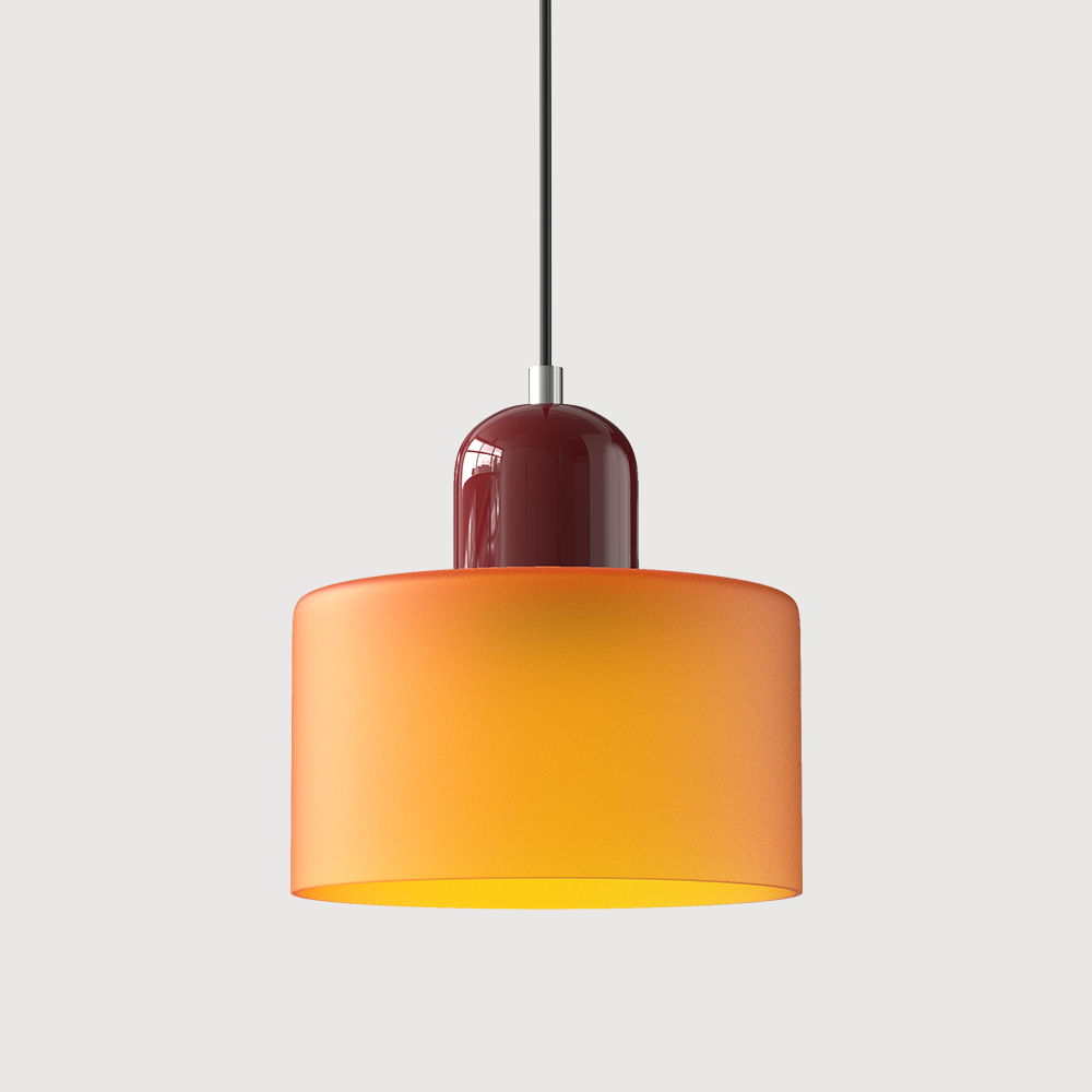 Kreatywna lampa wisząca Bauhaus ze szkła