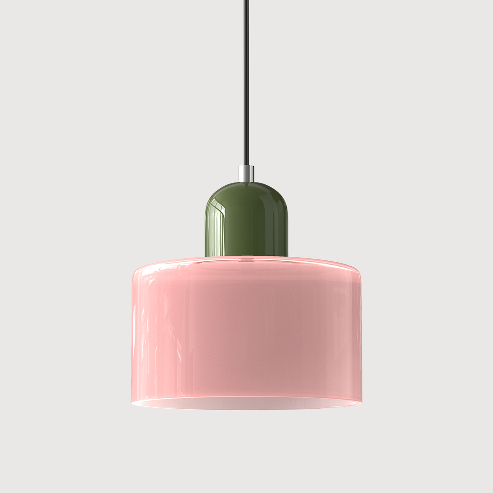 Kreatywna lampa wisząca Bauhaus ze szkła