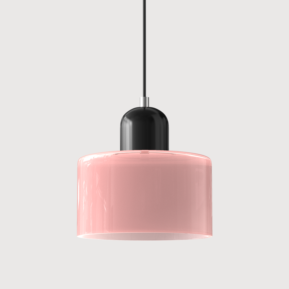 Kreatywna lampa wisząca Bauhaus ze szkła