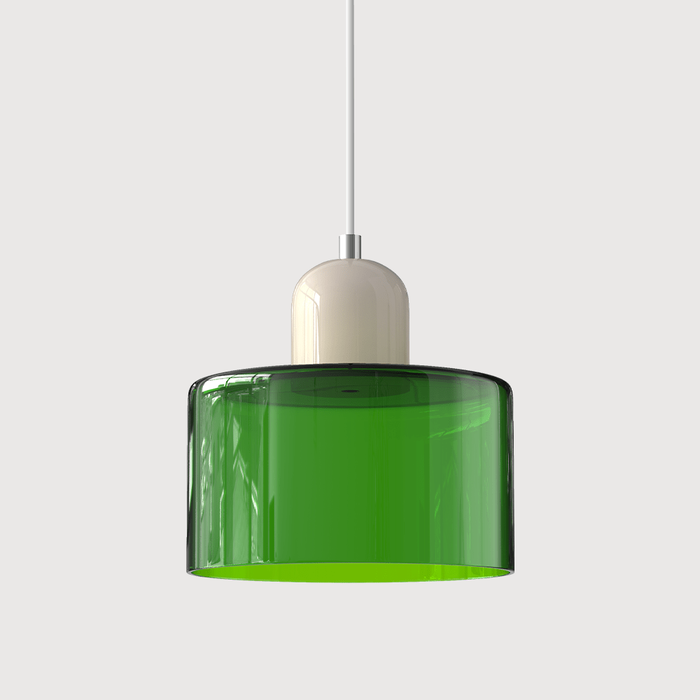 Kreatywna lampa wisząca Bauhaus ze szkła