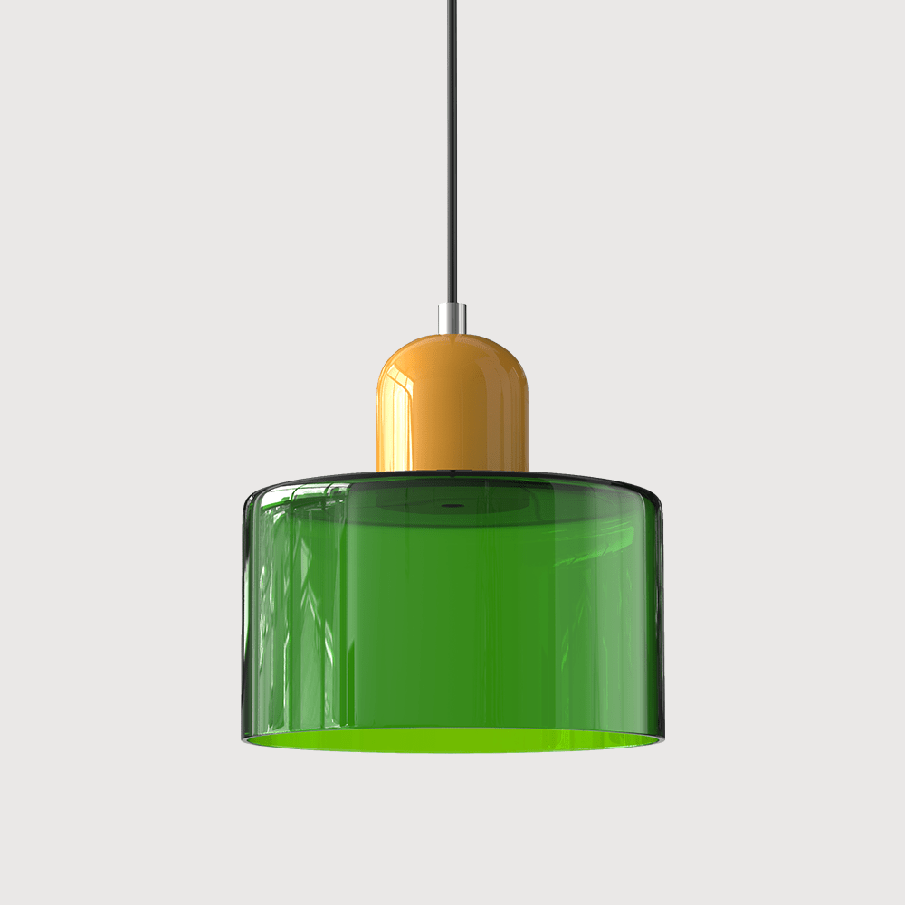 Kreatywna lampa wisząca Bauhaus ze szkła