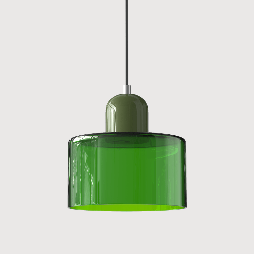 Kreatywna lampa wisząca Bauhaus ze szkła