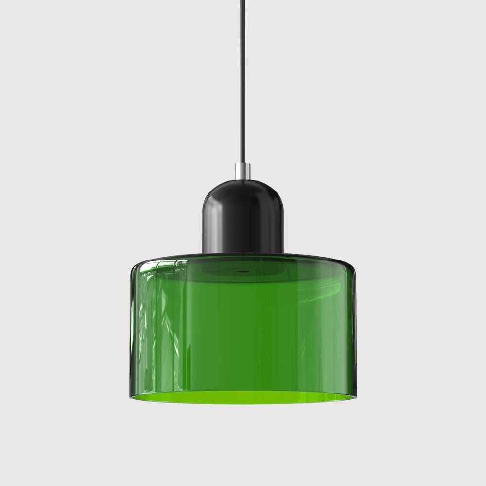 Kreatywna lampa wisząca Bauhaus ze szkła