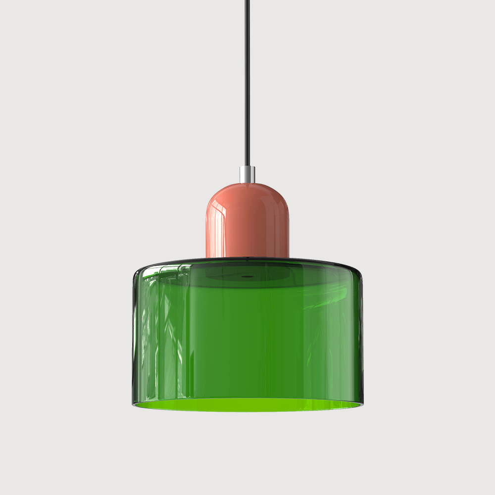 Kreatywna lampa wisząca Bauhaus ze szkła