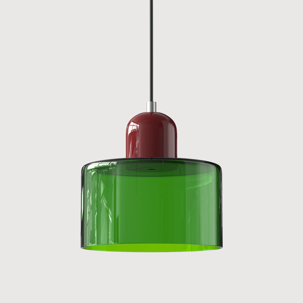 Kreatywna lampa wisząca Bauhaus ze szkła