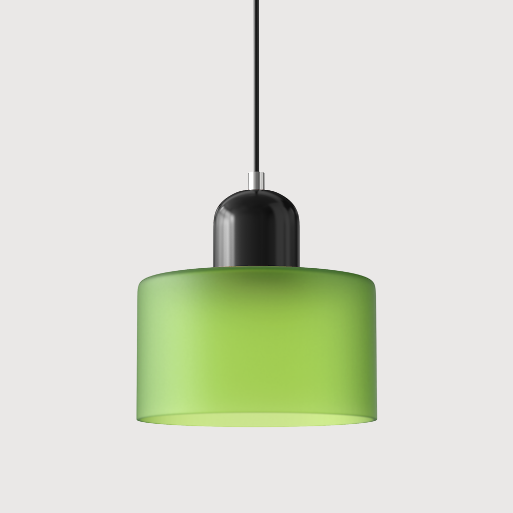 Kreatywna lampa wisząca Bauhaus ze szkła