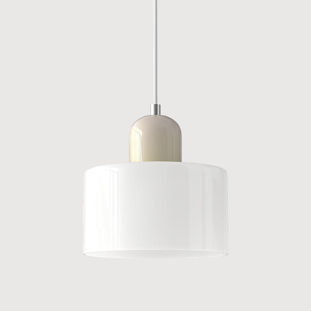 Kreatywna lampa wisząca Bauhaus ze szkła