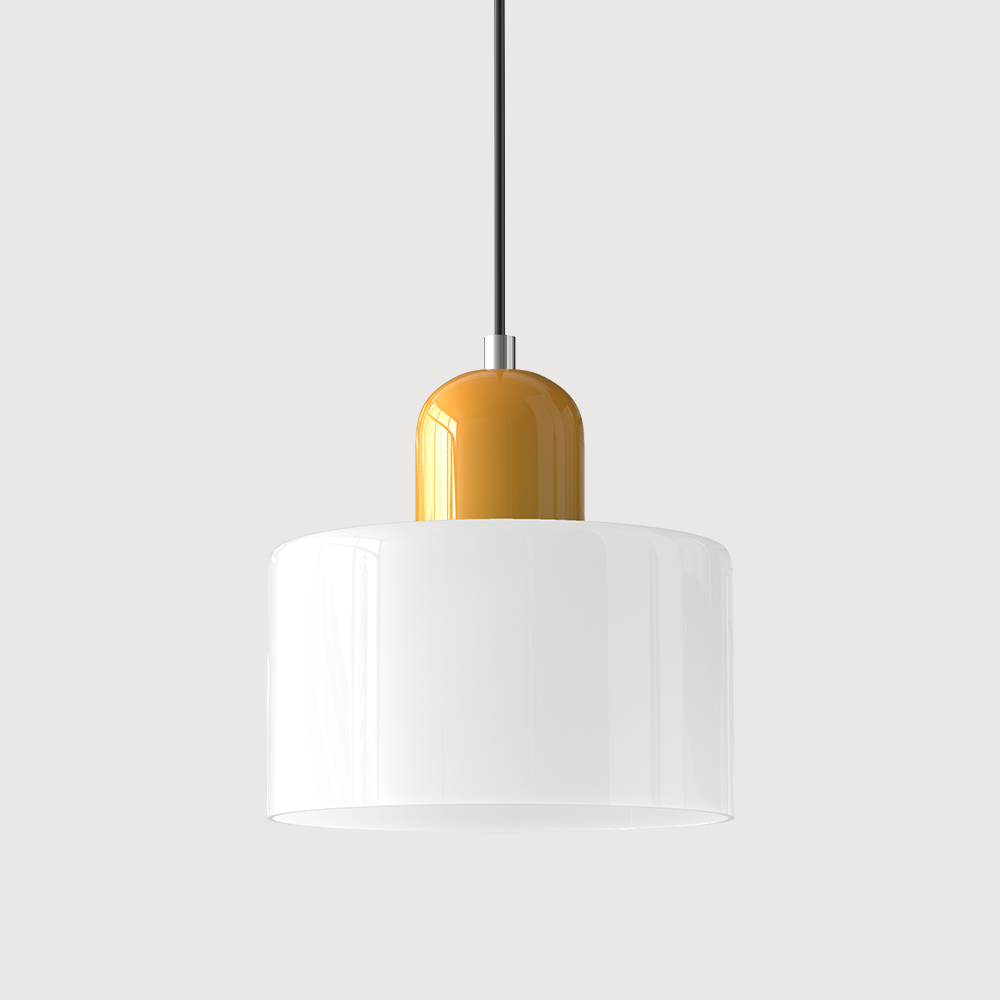 Kreatywna lampa wisząca Bauhaus ze szkła