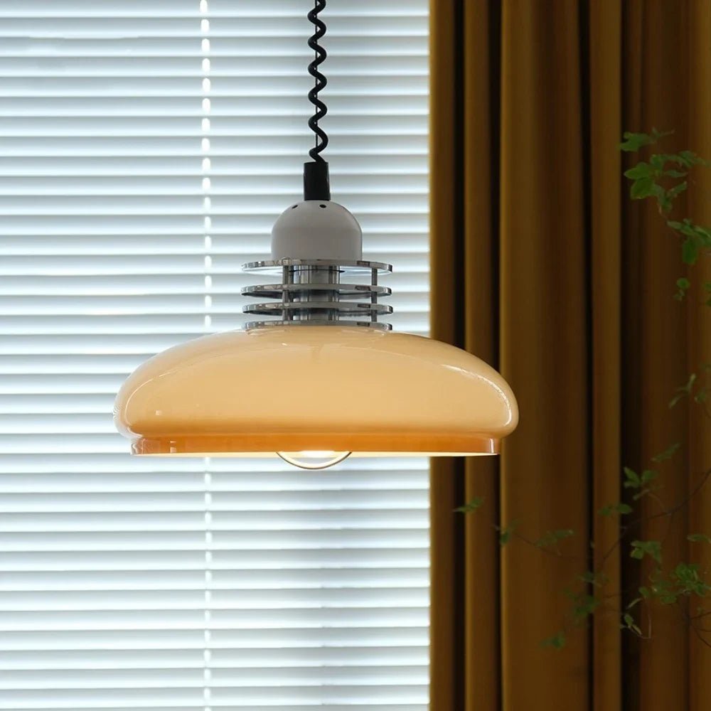 Szklana Lampa Wisząca Bauhaus