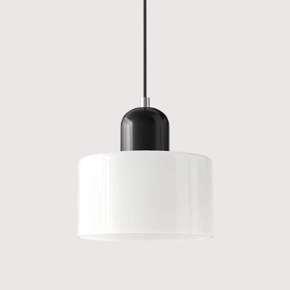 Kreatywna lampa wisząca Bauhaus ze szkła