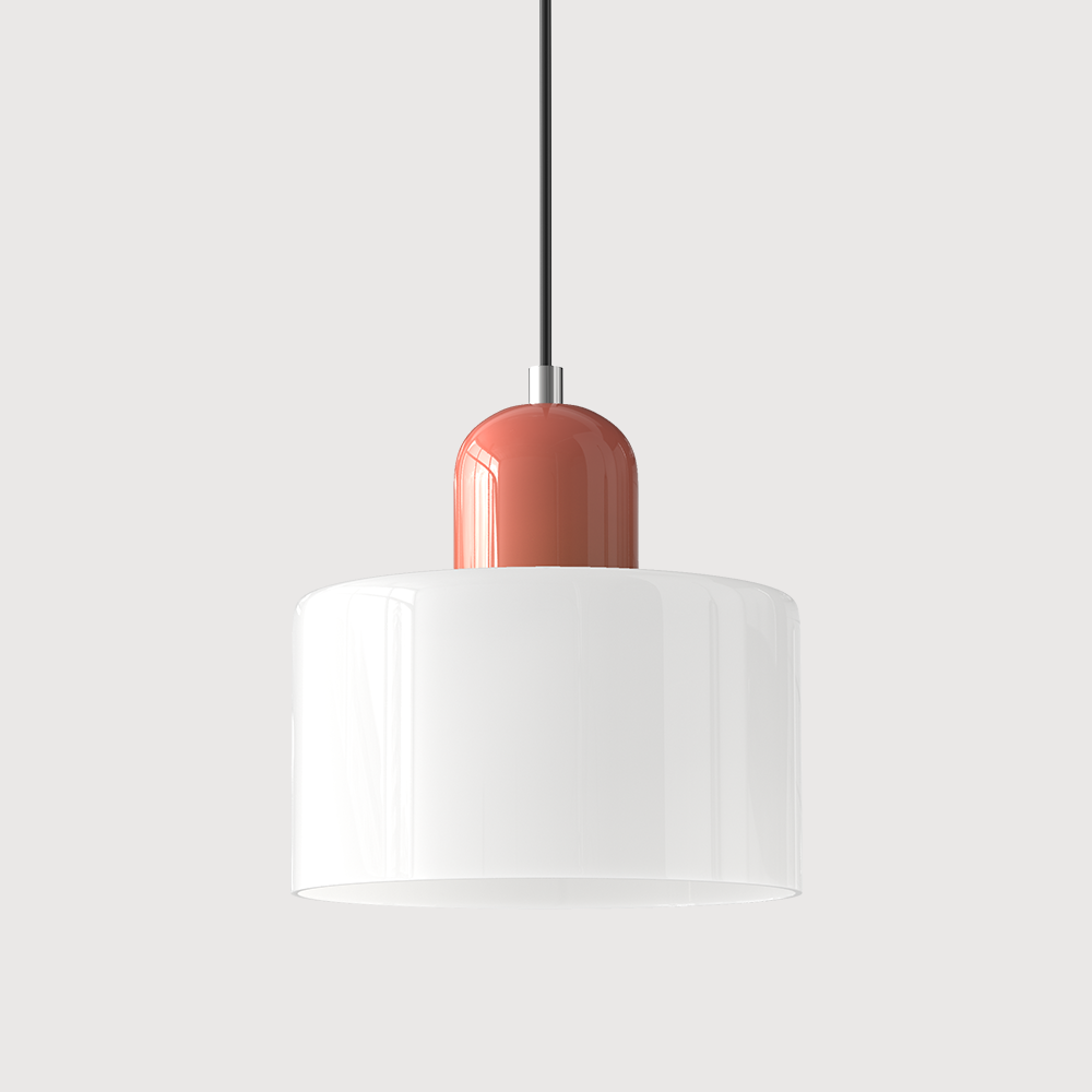 Kreatywna lampa wisząca Bauhaus ze szkła