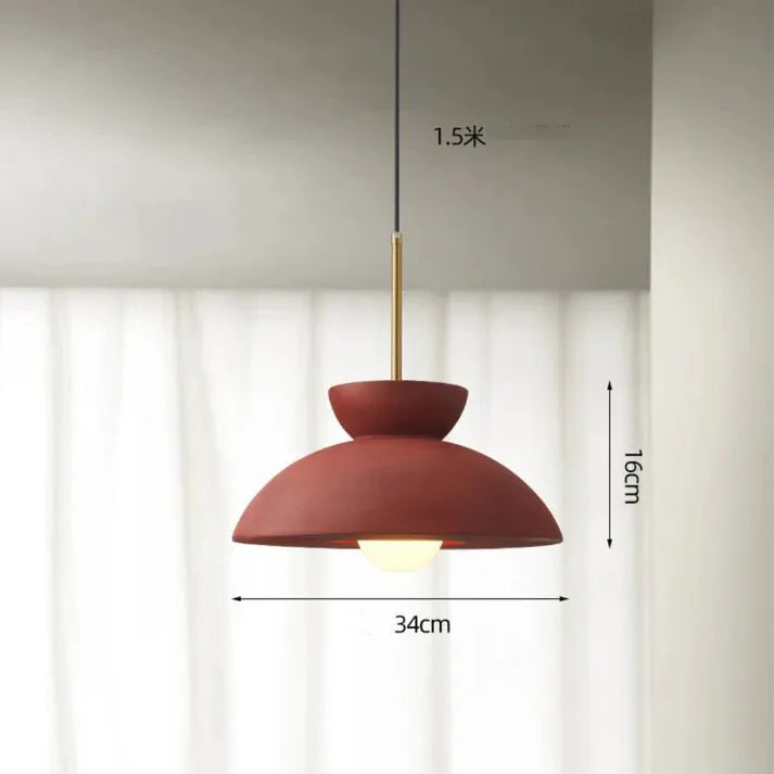 Skandynawska Prosta Lampa Wisząca Sierpień do Jadalni