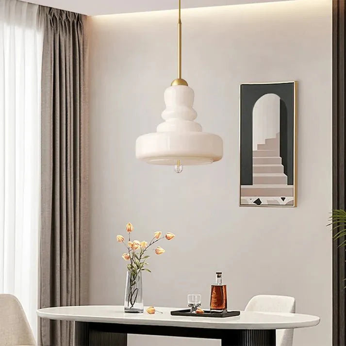 Lampa wisząca Gourd Bauhaus - Szklana elegancja w stylu Bauhaus