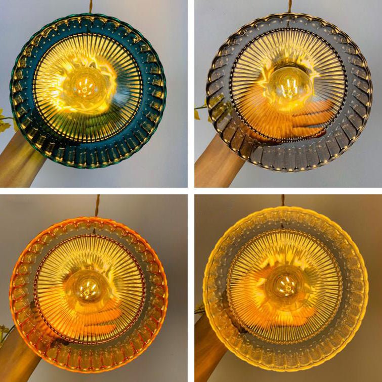 Nordycka Szklana Lampa Wisząca Nordic Crystal
