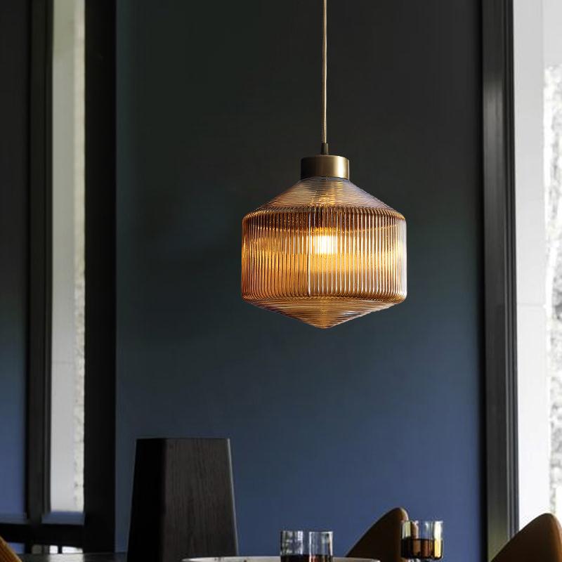 Nowoczesna lampa wisząca typu bęben - eleganckie oświetlenie wnętrza