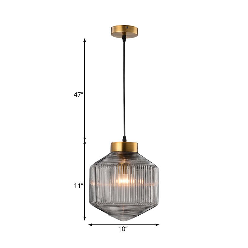 Nowoczesna lampa wisząca typu bęben - eleganckie oświetlenie wnętrza