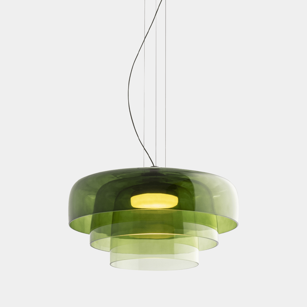 Szklana lampa wisząca Nordic