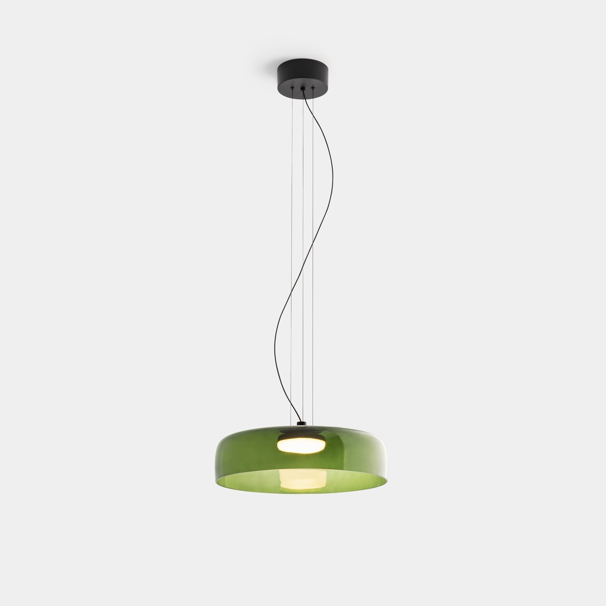 Szklana lampa wisząca Nordic