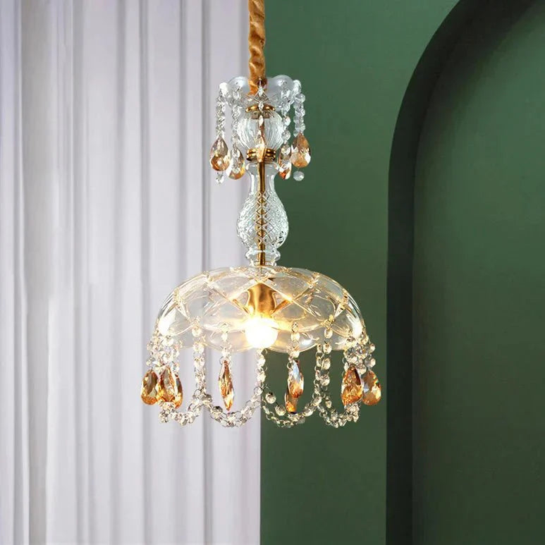 Luksus kryštāla lustra dizaina piekaramā lampa