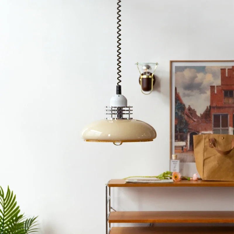 Szklana Lampa Wisząca Bauhaus