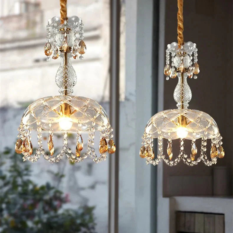 Luksus kryštāla lustra dizaina piekaramā lampa