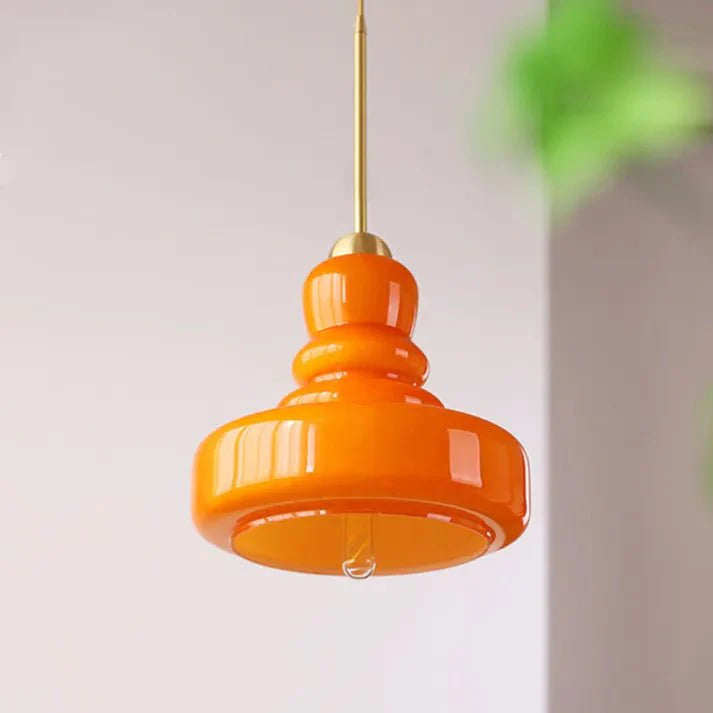 Lampa wisząca Gourd Bauhaus - Szklana elegancja w stylu Bauhaus