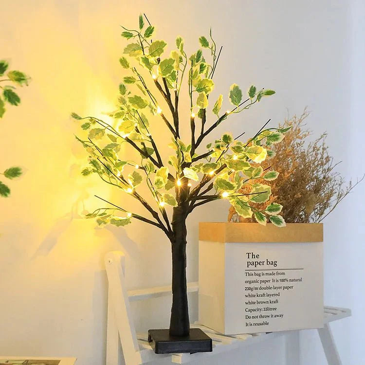 Kerstmis Groene Bladeren LED Boomverlichting