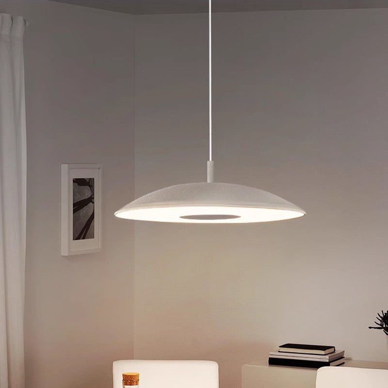 Nowoczesna nordycka lampa wisząca LED z żelaza i niklu