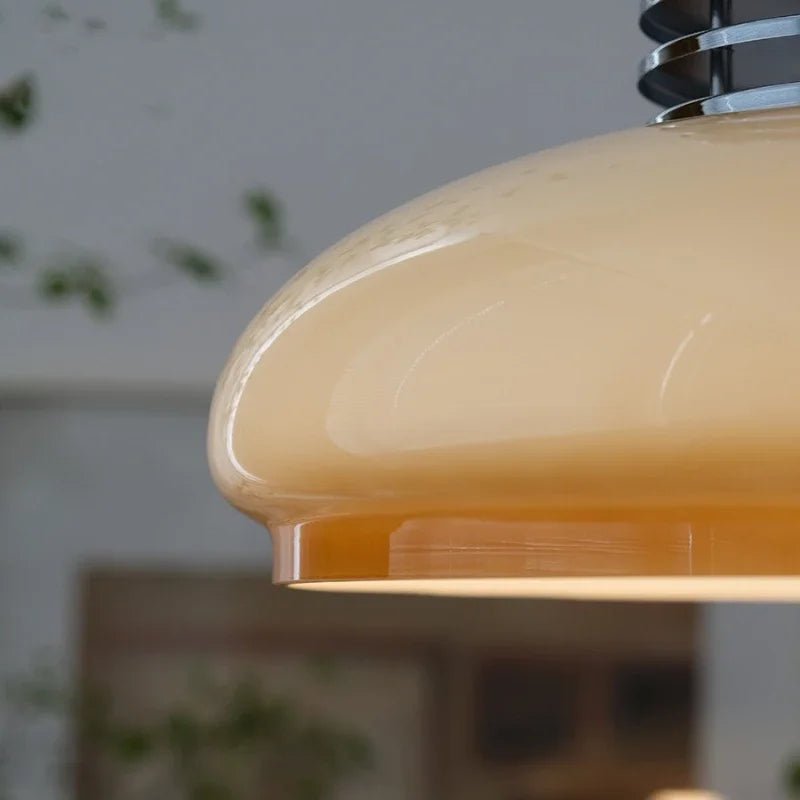 Szklana Lampa Wisząca Bauhaus