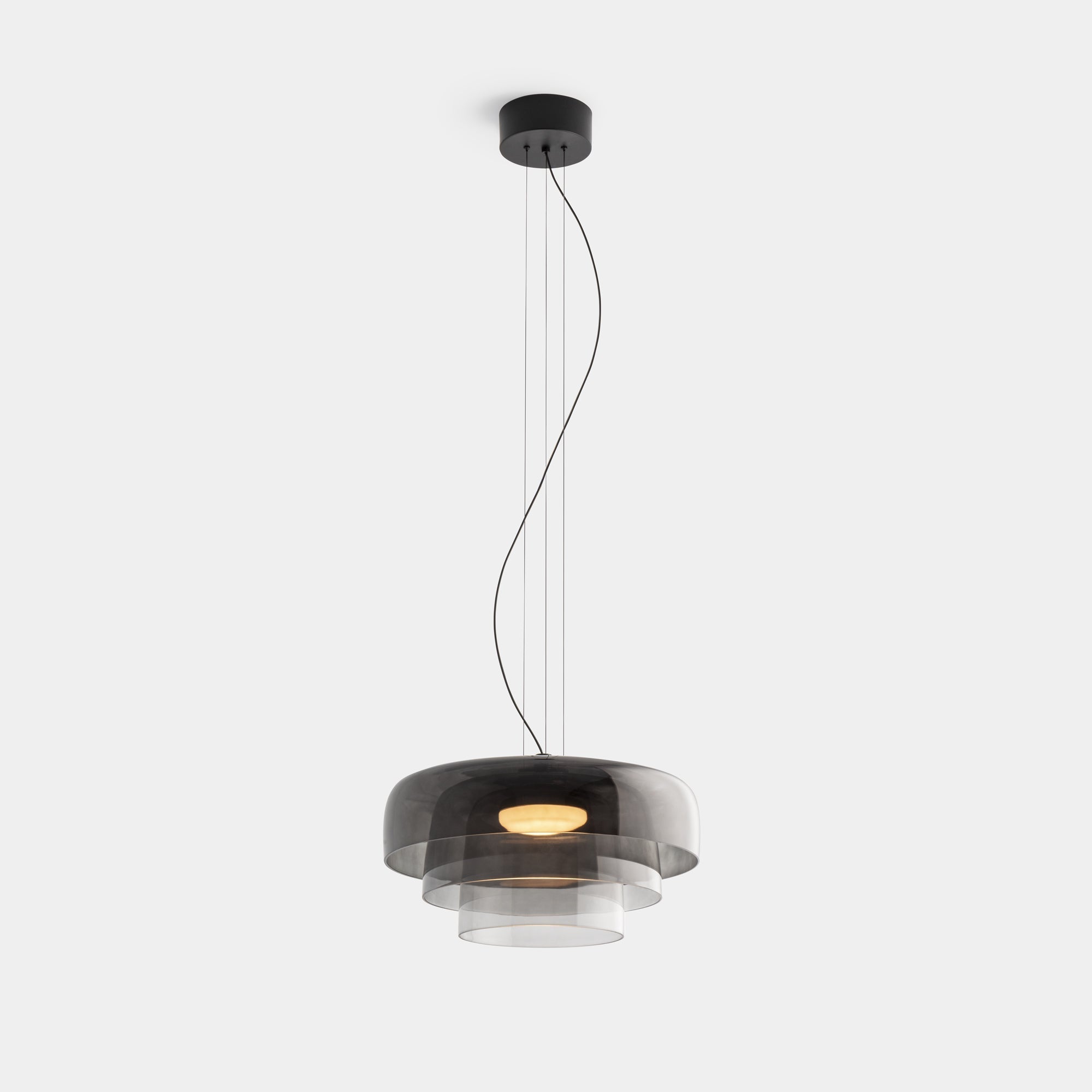 Szklana lampa wisząca Nordic