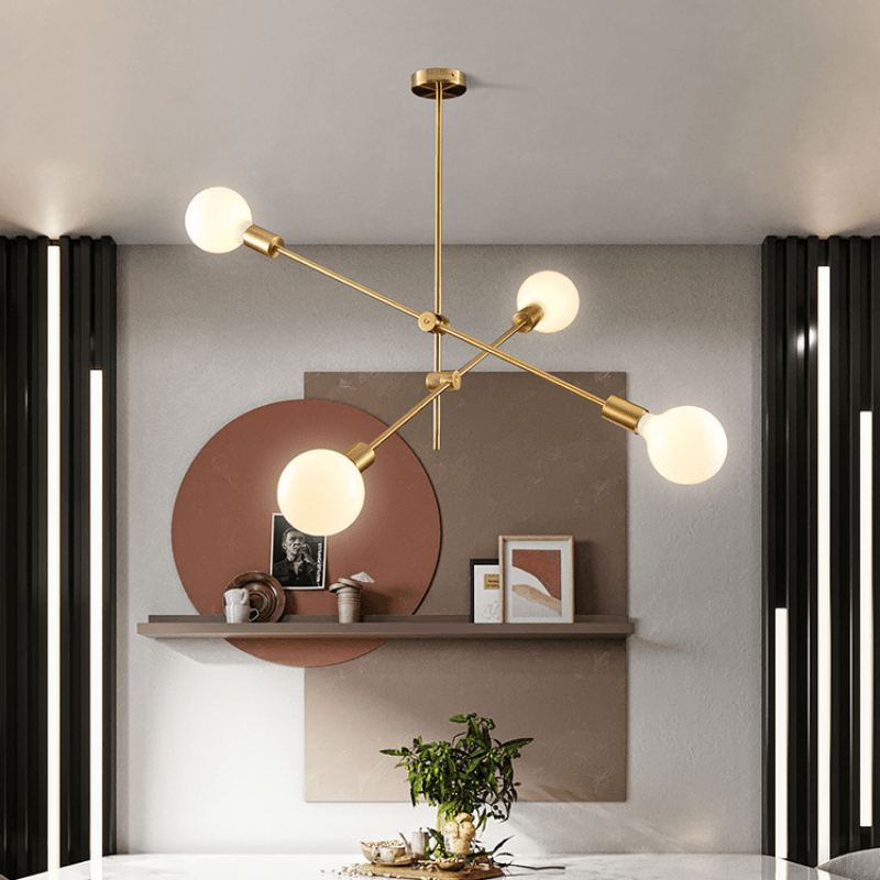 Lucca Sputnik Chandelier from the Middle of the Century