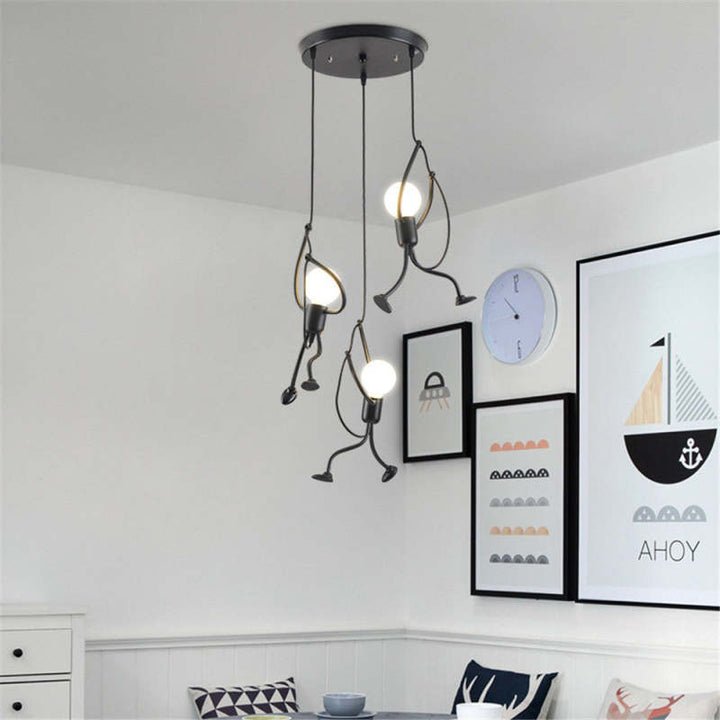 Zabawna Lampa Ścienna FunkyLight | Styl Retro Iron Man