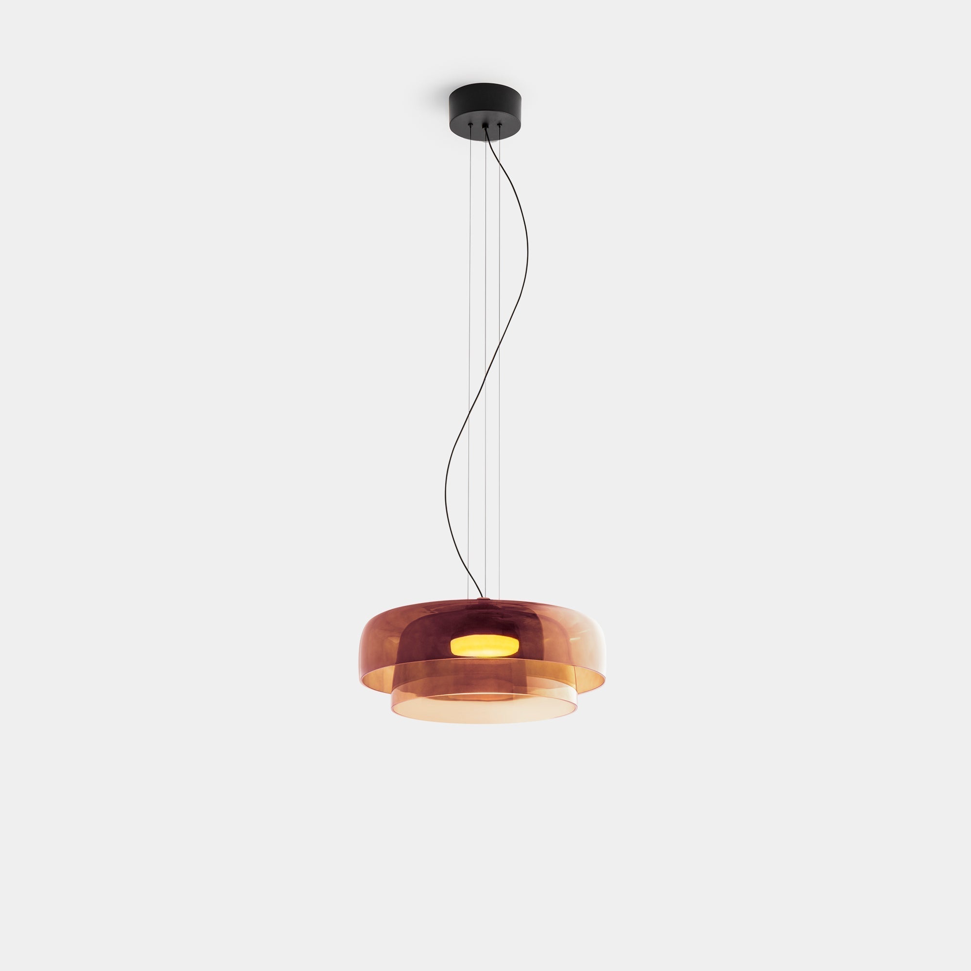 Szklana lampa wisząca Nordic